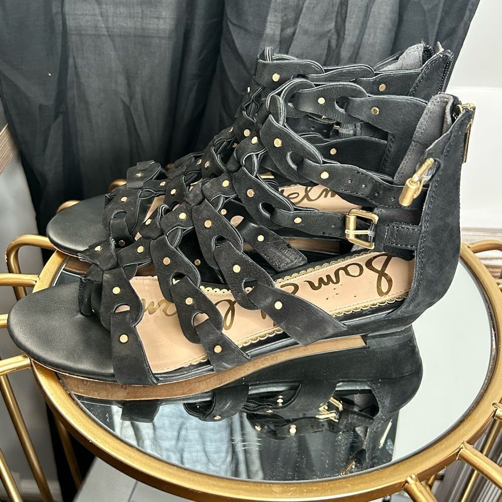 Sam Edelman Draper Cage Sandals - Picture 6 of 7